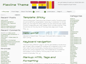 flexline page example